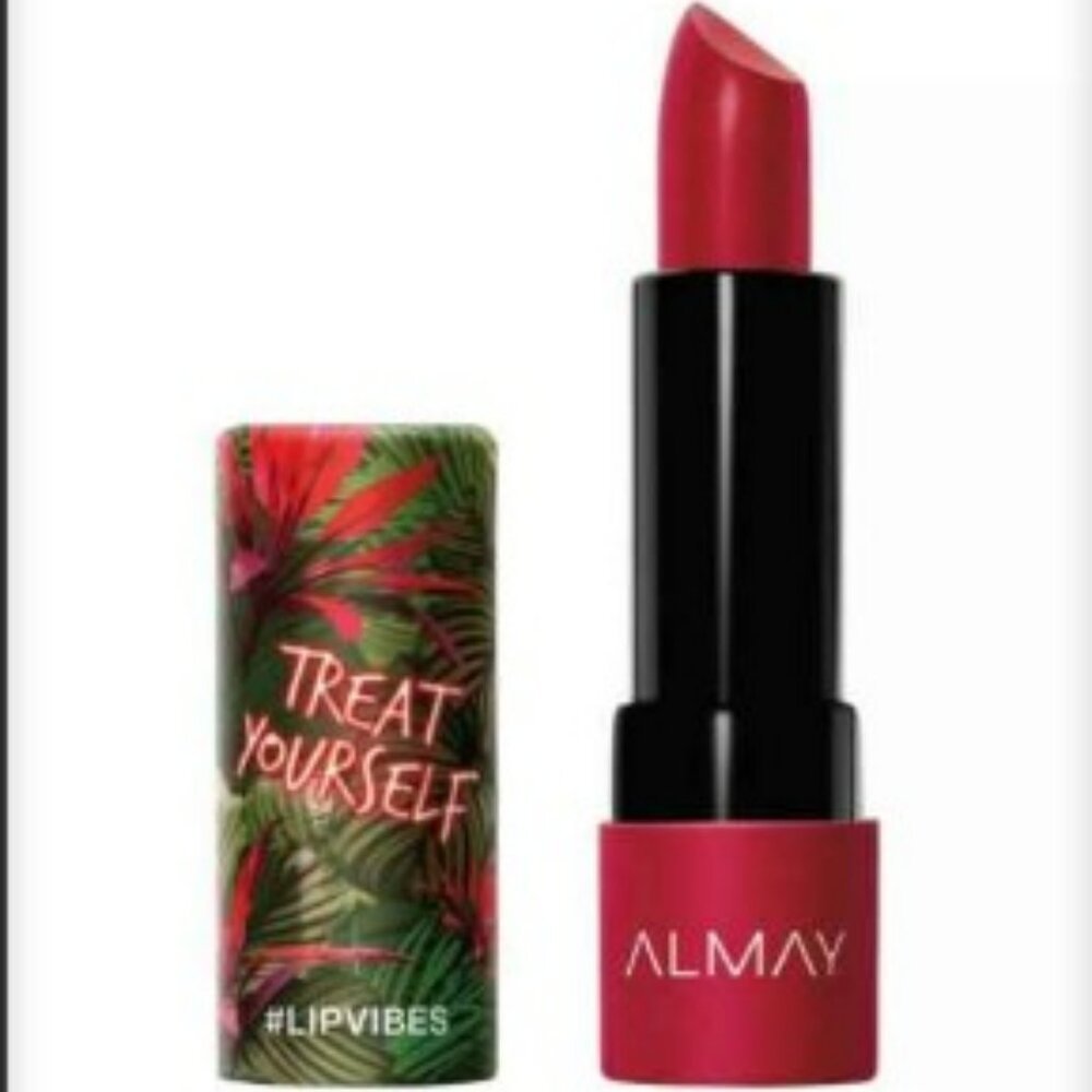 Almay Lip Vibes Treat Yourself #170 Lipstick New Sealed Stunning Red Shade